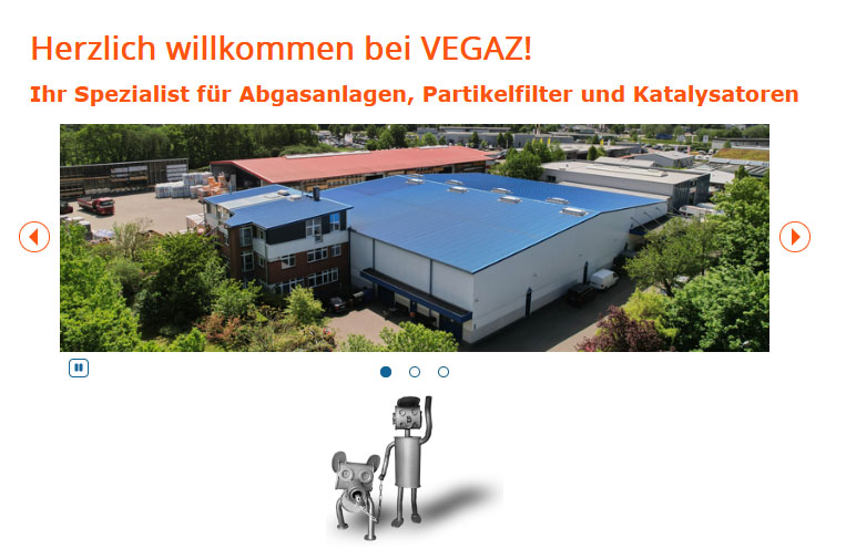 Willkommen bei der VEGAZ GmbH
